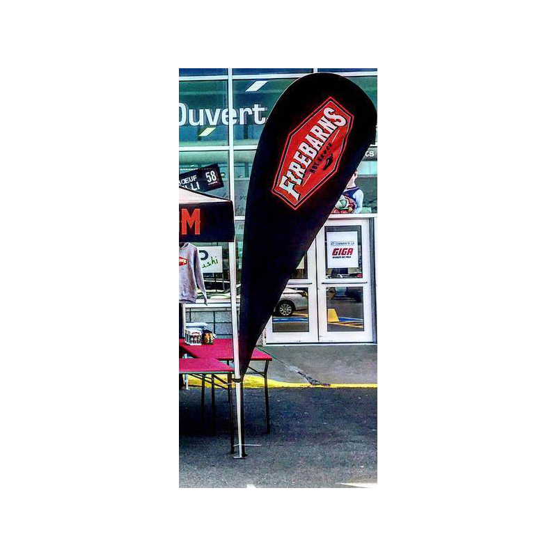 Drapeau pour tente évènementielle